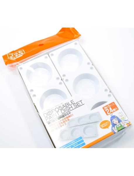 PIC J-006 Набір чашечок для фарби Disposable Paint Dish 24 шт. 
