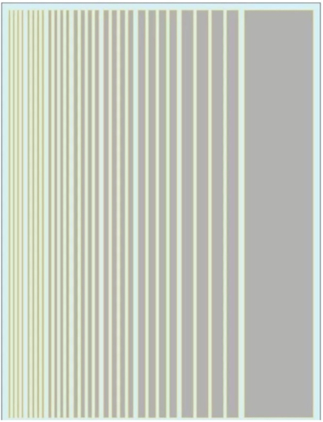SMC SMCD-017 Декаль смугами срібляста Color Line Decal Silver