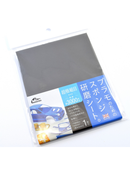 Mineshima O-12G Спонж наждачный Sponge Polishing Sheet P3000