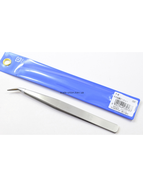 Mineshima F-8 Пінцет вигнутий модельний Offset Angle Tweezers