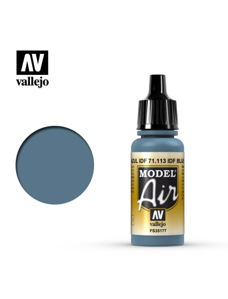 Vallejo Model Air 71113 Модельна акрилова фарба IDF Blue 17 мл. Vallejo Model Air 71113 Модельна акрилова фарба IDF Blue 17 мл.