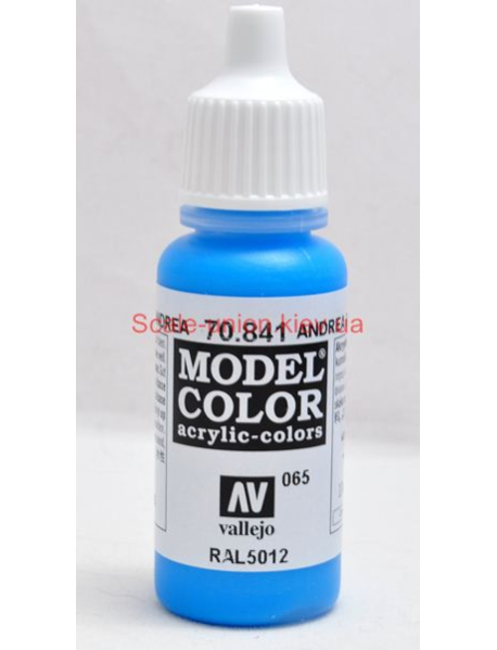 Vallejo Model Color 70841 Акрилова фарба Andrea Blue 17 мл.