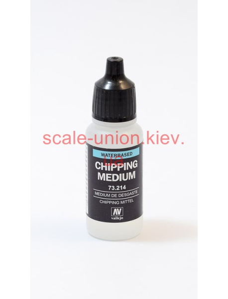 Vallejo 73214 Рідина для модельних сколів Chipping Medium 17 мл.