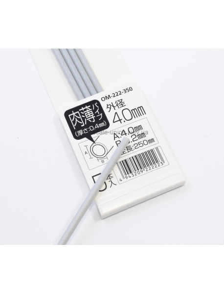 Wave OM-222 Профіль пластиковий трубка Pla Pipe Thin 4 mm (1 шт.)