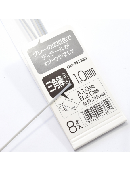 Wave OM-361 Профіль пластиковий трикутний Pla Materials Triangle Stick 1 мм. (1 шт.)
