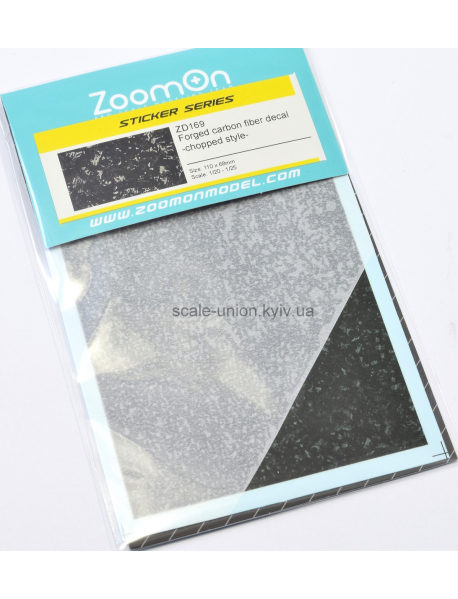 ZoomOn ZD169 Декаль під карбон Chopped Forged Carbon 